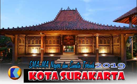 Daftar Peringkat SMA-MA Terbaik Kota Surakarta tahun 2019