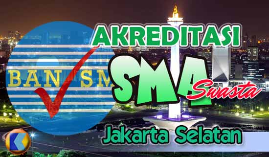 Daftar Akreditasi SMA Swasta Jakarta Selatan dalam Huruf dan Angka