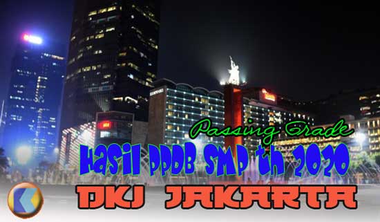 Passing grade – Hasil PPDB SMP DKI Jakarta tahun 2020/2021