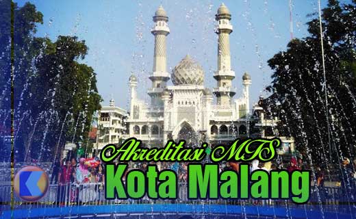 Daftar Akreditasi MTS Kota Malang dalam Angka dan Huruf